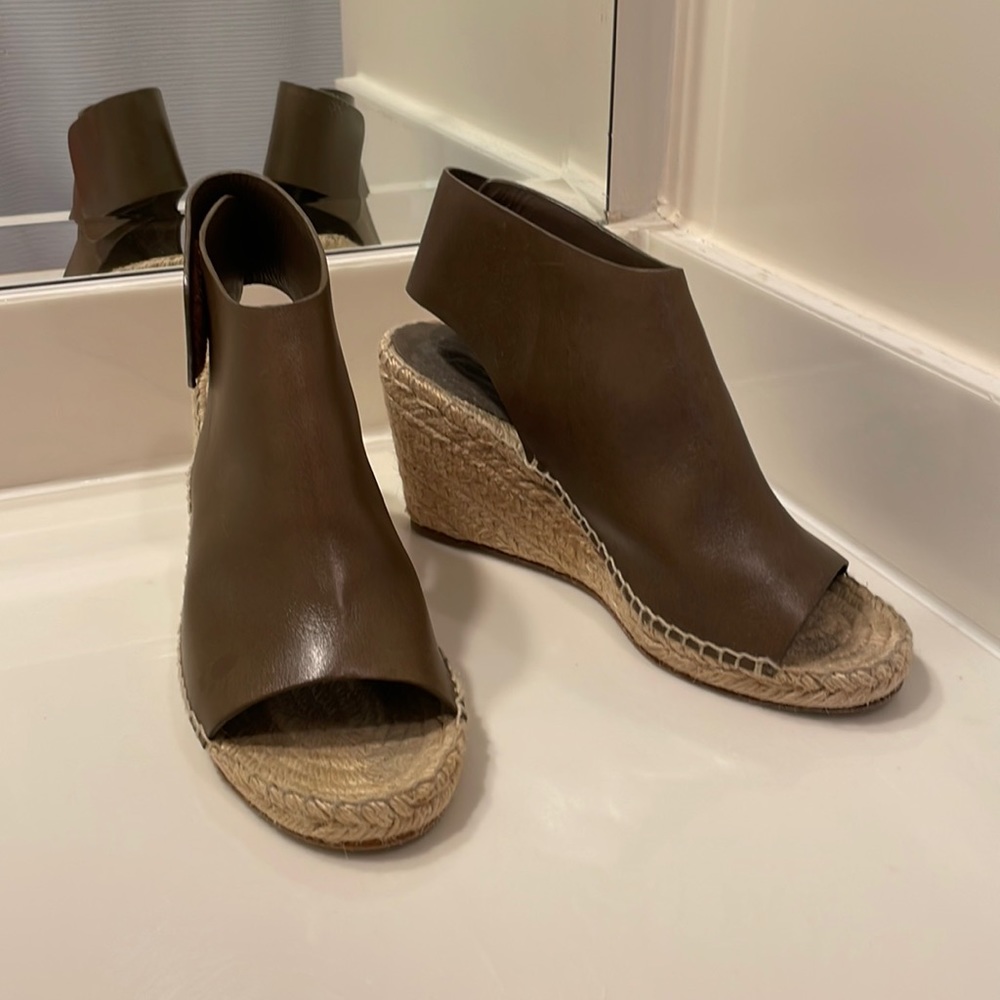 Celine Leather Wedges